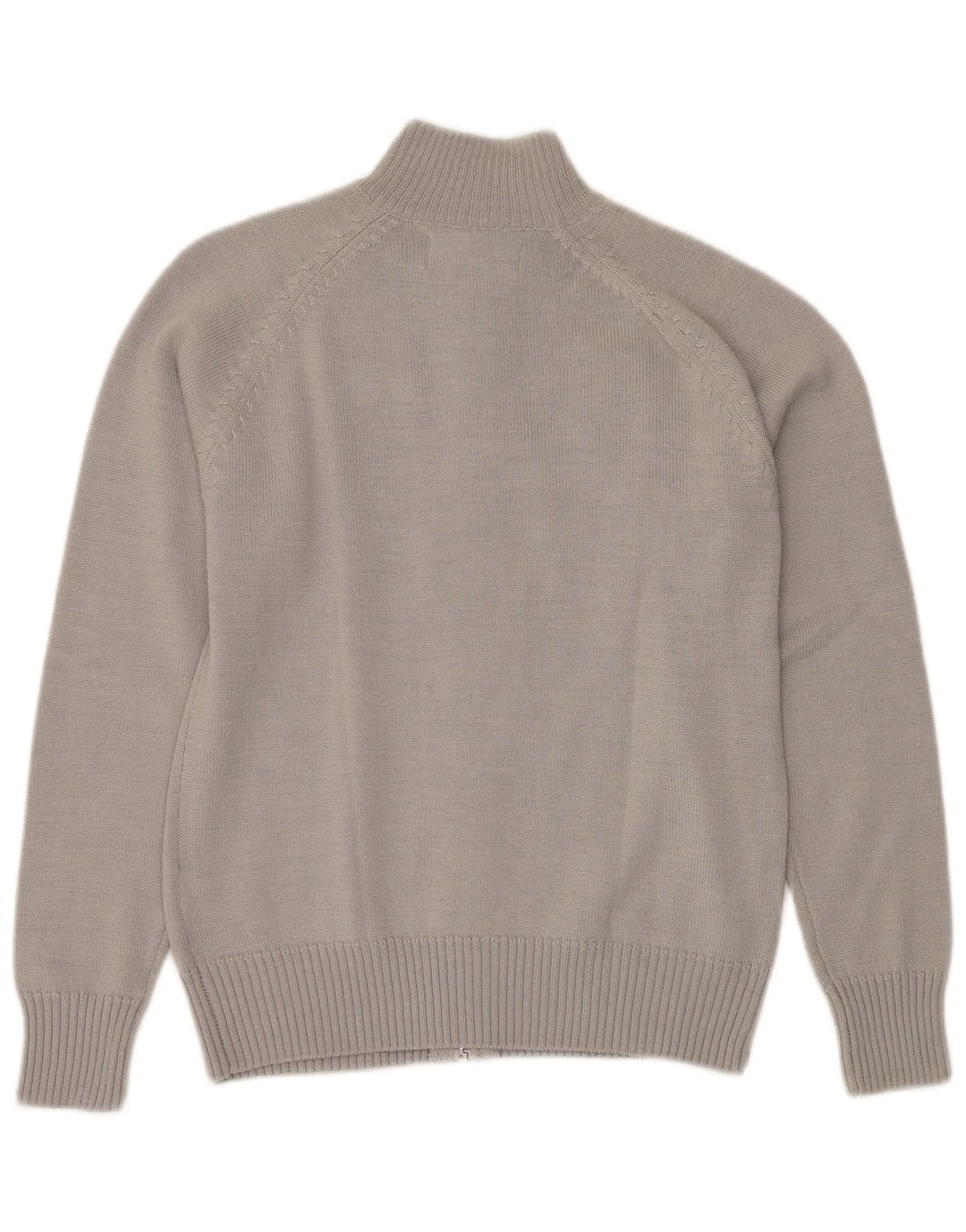 Suéter cardigã feminino KAPPA UK 14 cinza médio colorblock acrílico