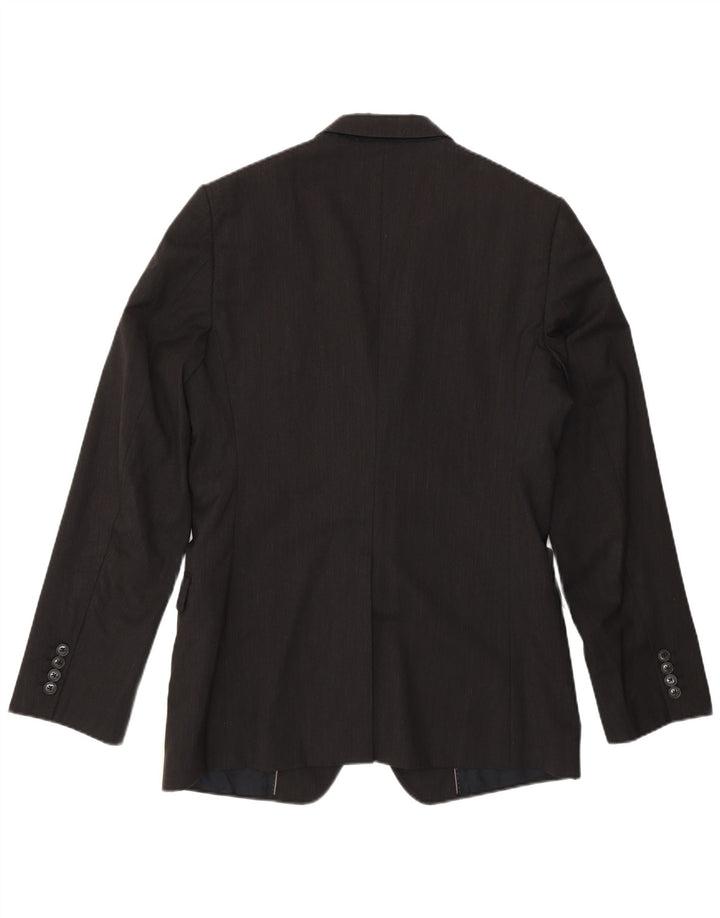 Jaqueta blazer masculina DOLCE & GABBANA com 2 botões IT 50 risca de giz cinza grande