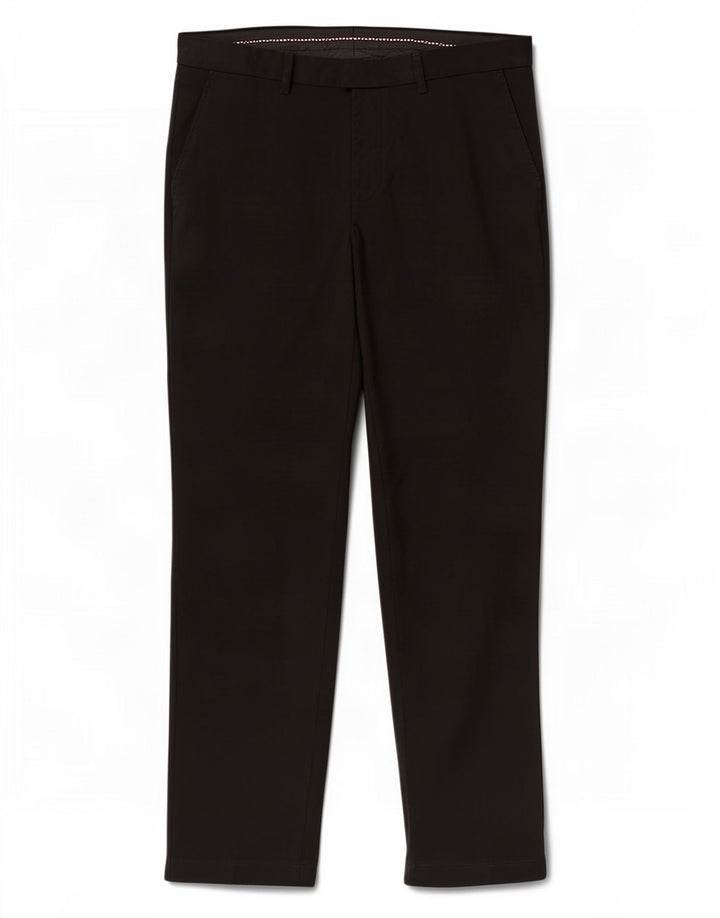 Calça masculina Marks & Spencer Slim Suit W34 L31 poliéster preto