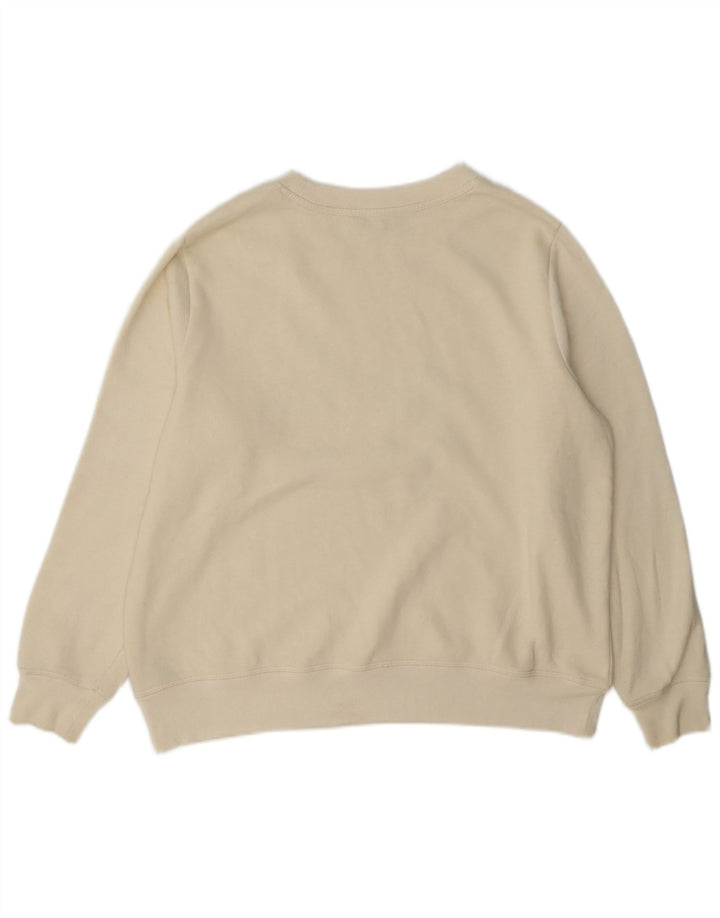 Suéter gráfico feminino Marks & Spencer UK 16 grande off white