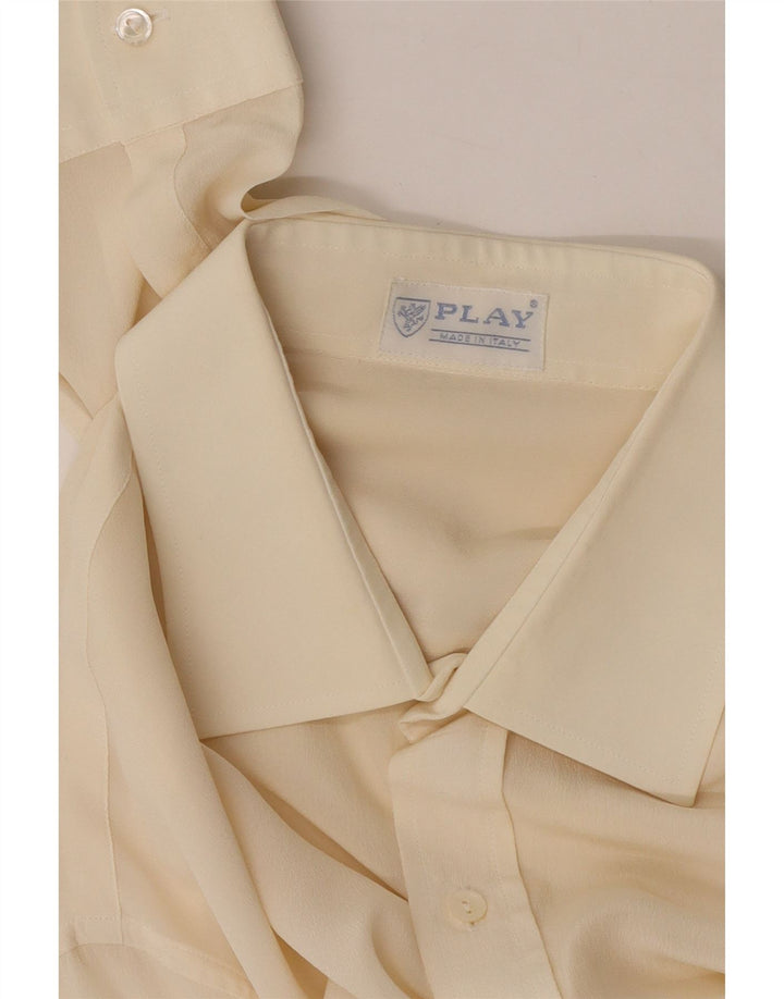 PLAY Camisa masculina média off white