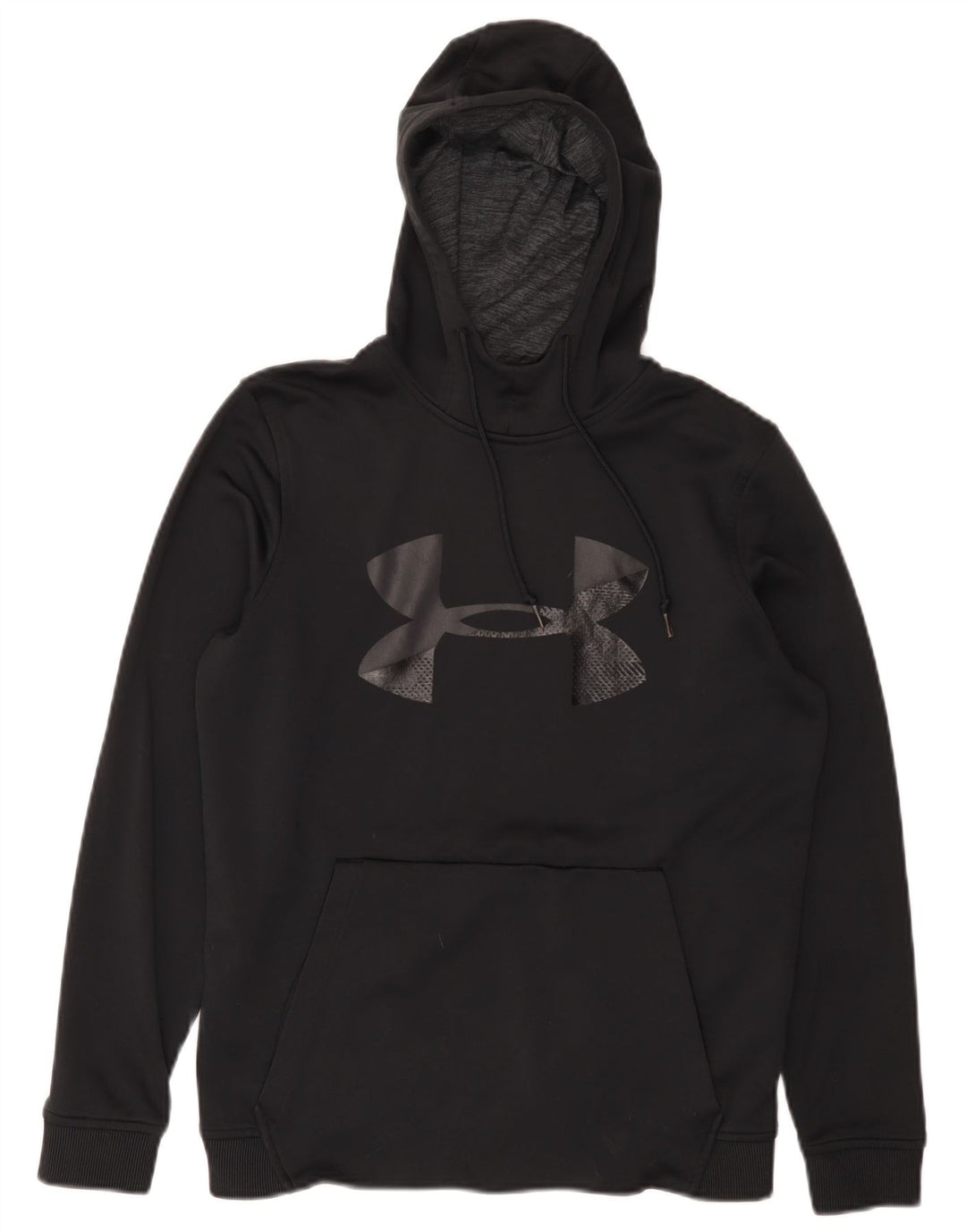 Under Armour masculino Cold Gear Graphic moletom com capuz pequeno poliéster preto