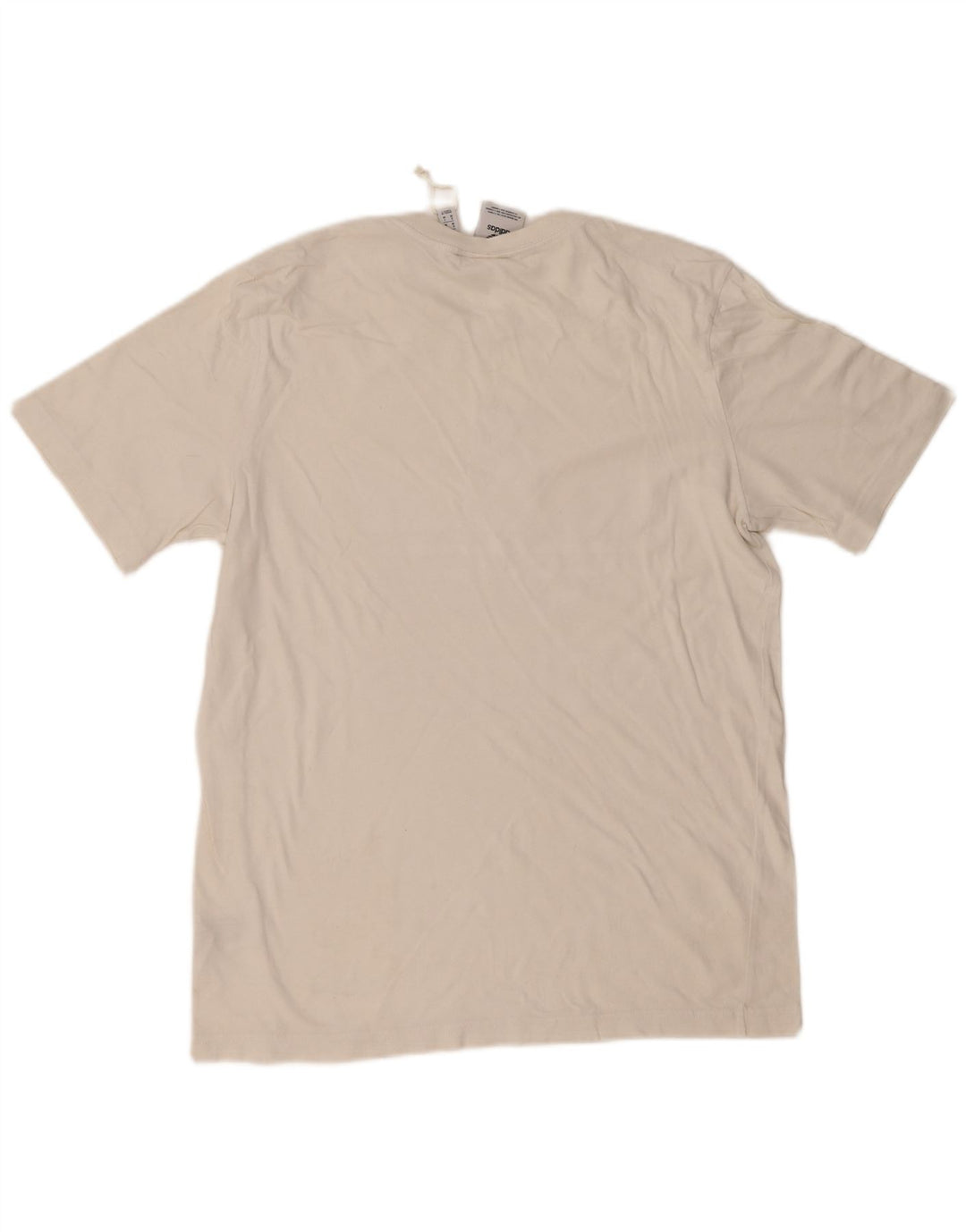 Adidas Mens Graphic T-Shirt Top Médio Algodão Branco