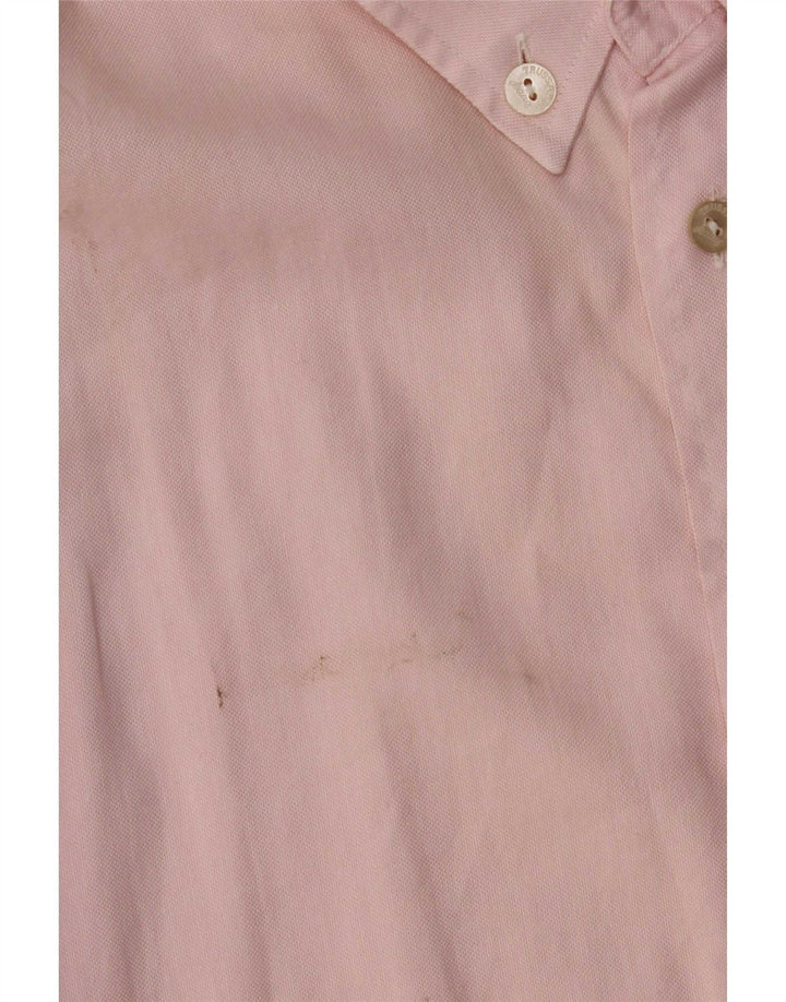 Camisa masculina Trussardi Jeans grande rosa