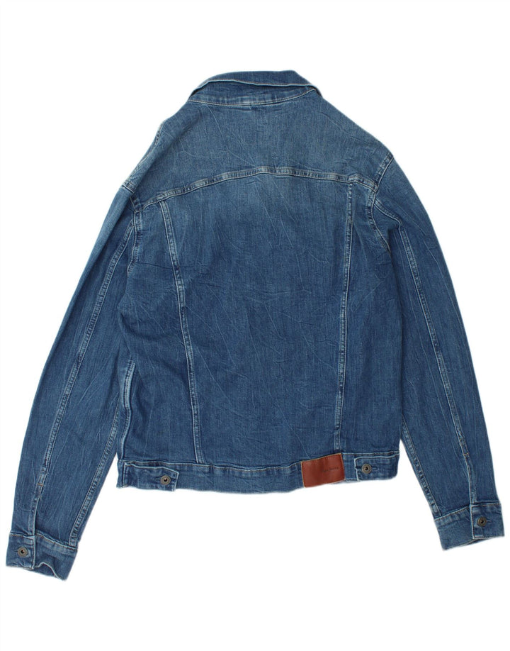 Jaqueta jeans masculina PEPE Jeans UK 40 grande algodão azul