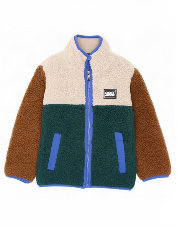 Jaqueta Dkny Boys Fleece 2-3 Anos Multicolorido Colourblock Poliéster