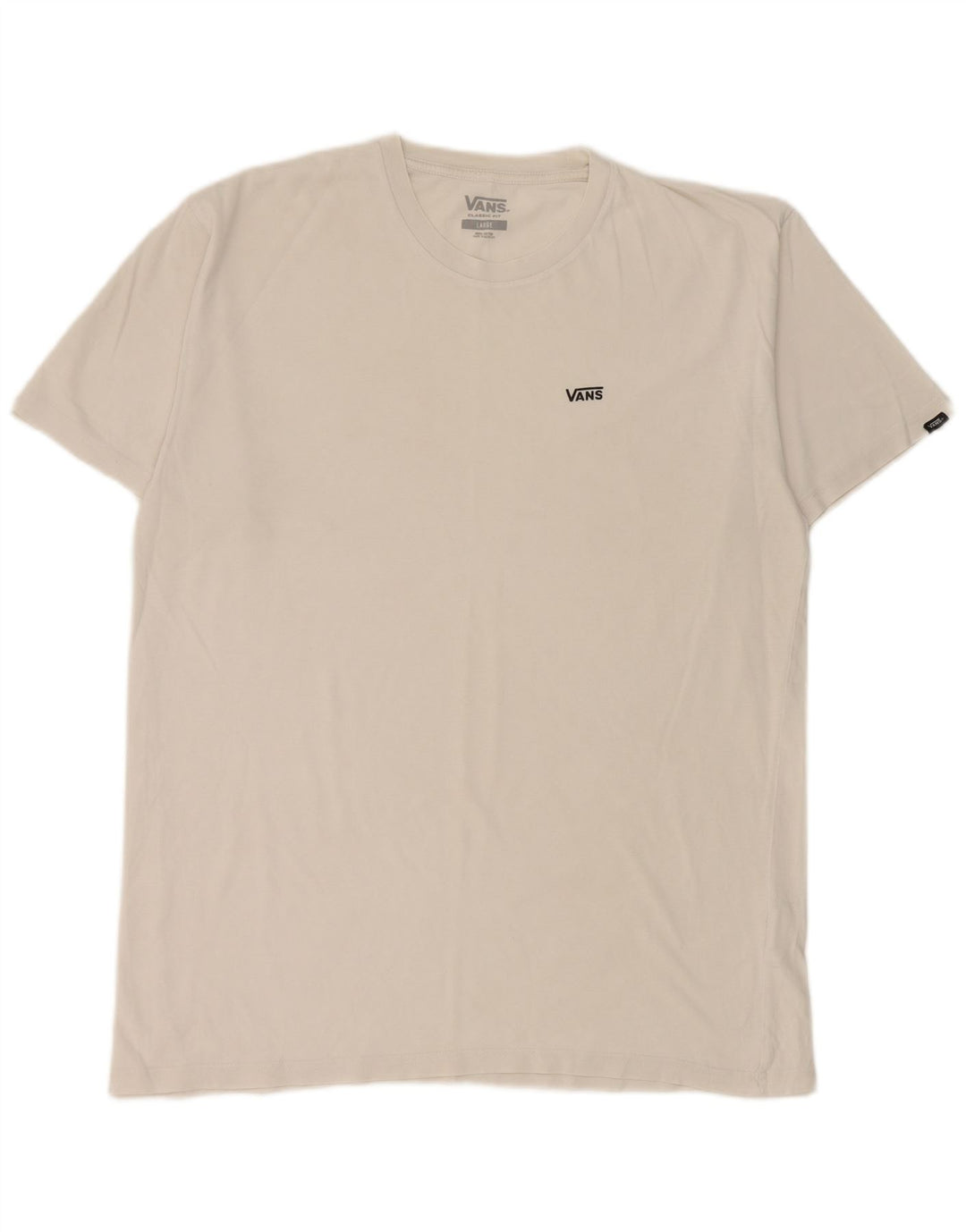 Camiseta Vans Masculina Classic Fit Top Grande Algodão Branco