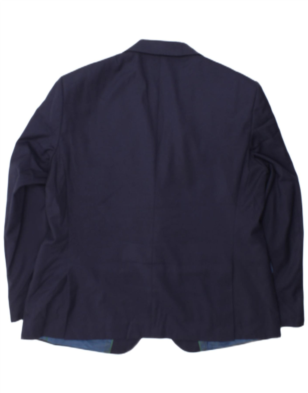 Jaqueta blazer masculina de ajuste regular de 2 botões Marks & Spencer Reino Unido 44 XL azul marinho