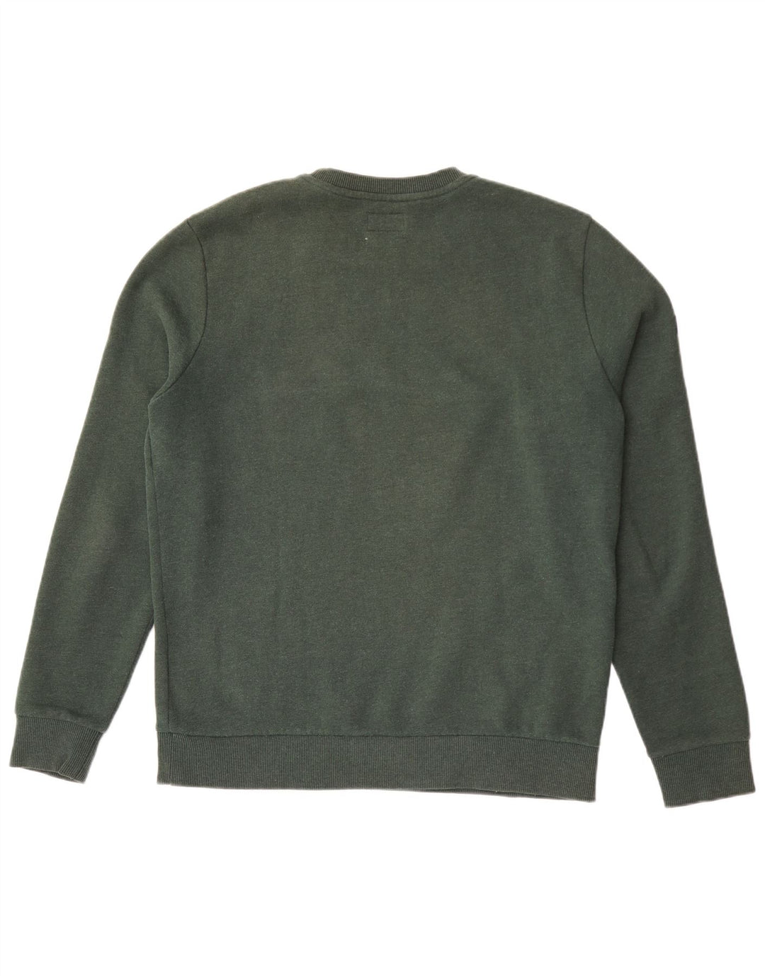 Superdry moletom gráfico masculino jumper grande algodão verde