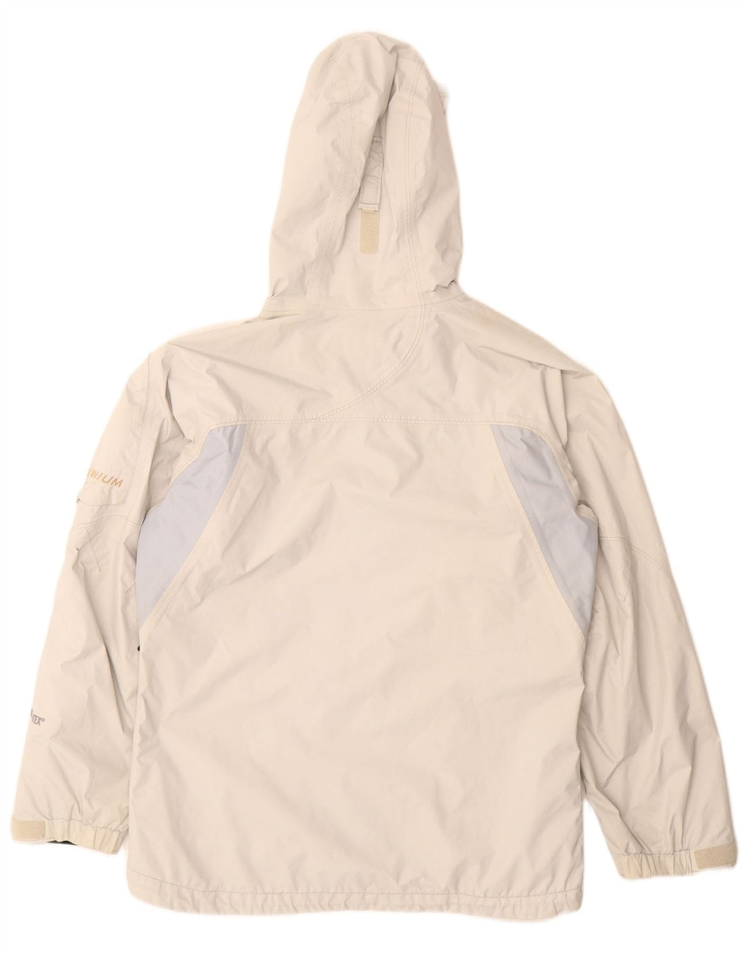 Columbia Womens Interchange Hooded Rain Jacket UK 10 Pequeno Branco