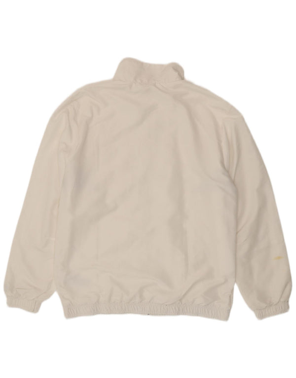 Puma Womens Graphic Tracksuit Top Jacket Large White Colourblock Polyester