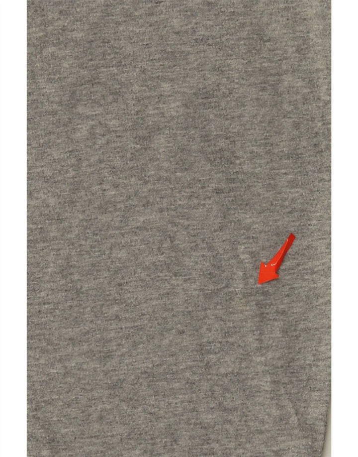 Camiseta gráfica masculina Levi's Top grande algodão manchado cinza