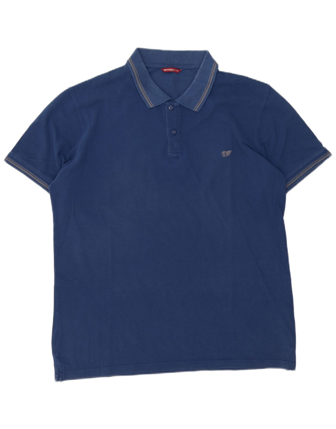 Camisa polo masculina Carrera 2XL algodão azul