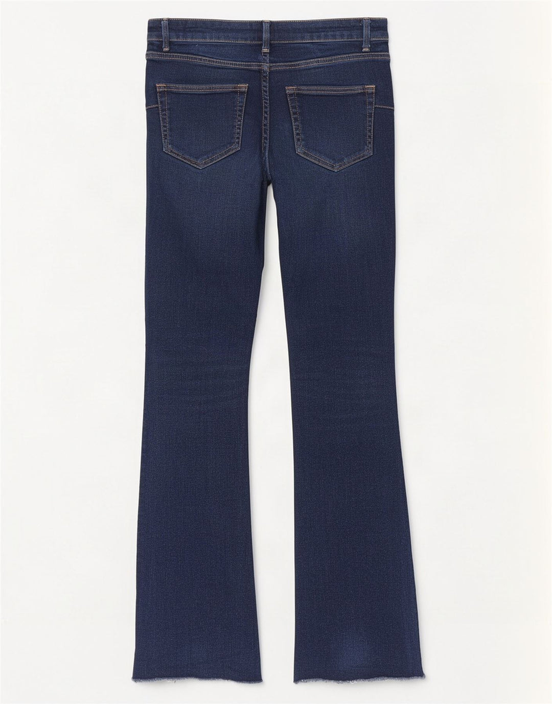 Zara Calça Jeans Feminina Flared EU 38 Pequeno W28 L33 Azul Marinho