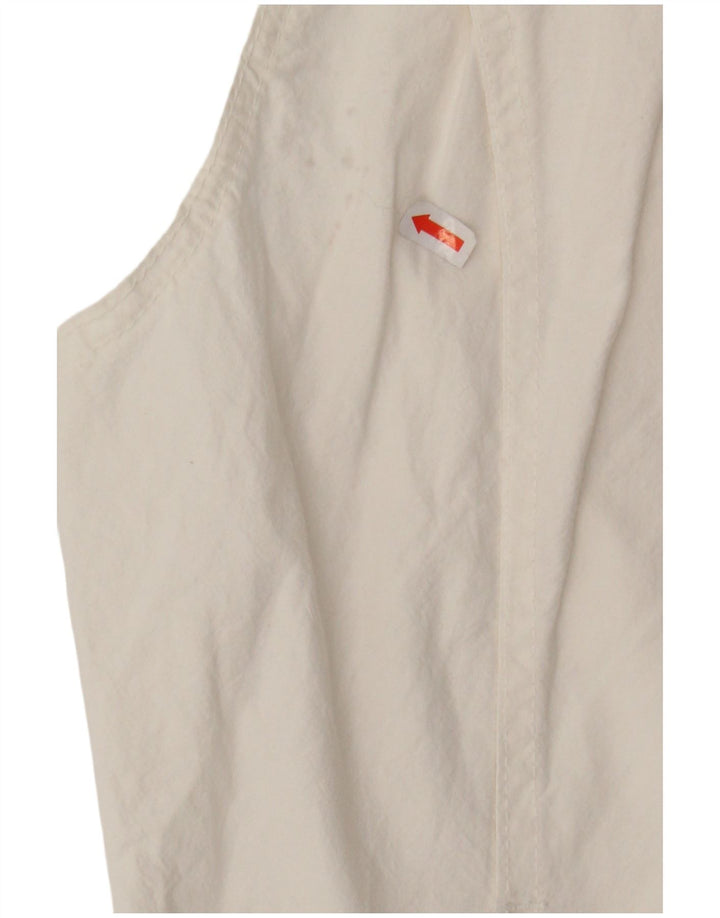 RIFLE Mens Utility Gilet IT 50 Grande Algodão Branco