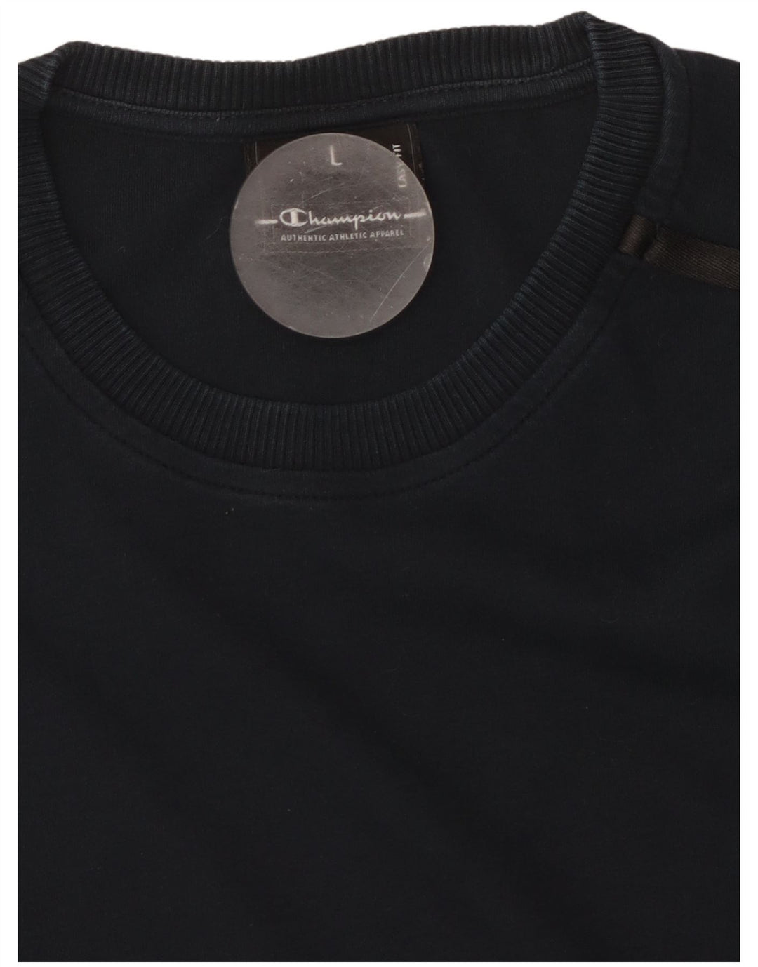 Camiseta CHAMPION Girls Easy Fit 11-12 Anos Grande Azul Marinho