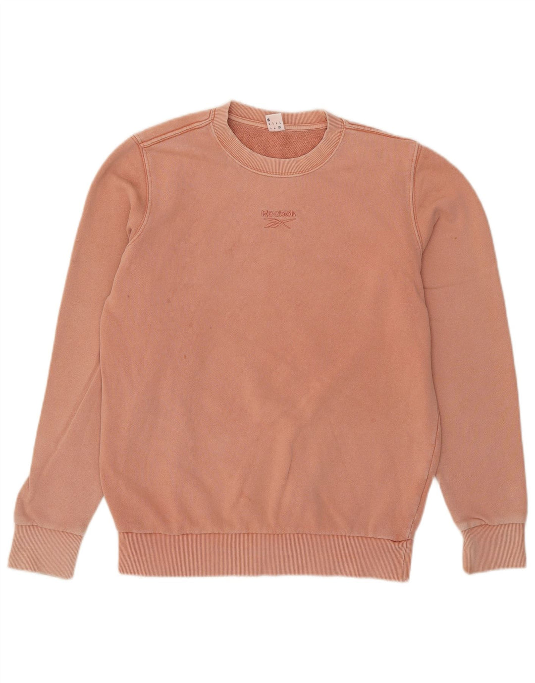 Reebok Mens Moletom Jumper Pequeno Algodão Rosa