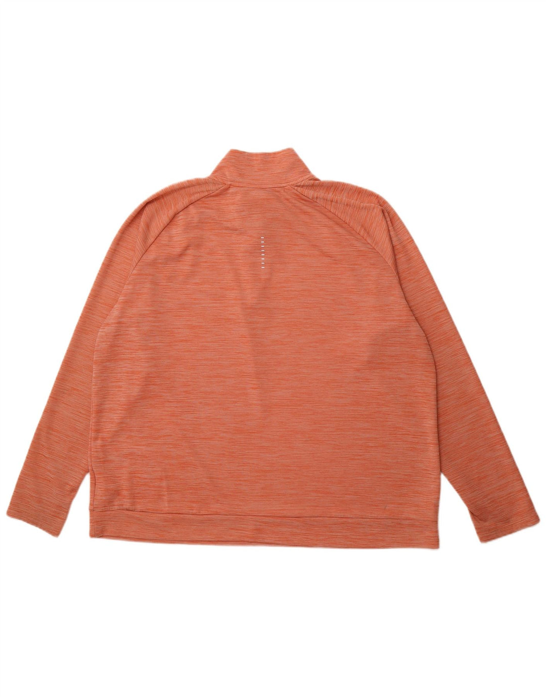 NIKE Womens Dri Fit Pullover Treino Top UK 20 2XL Laranja Flecked