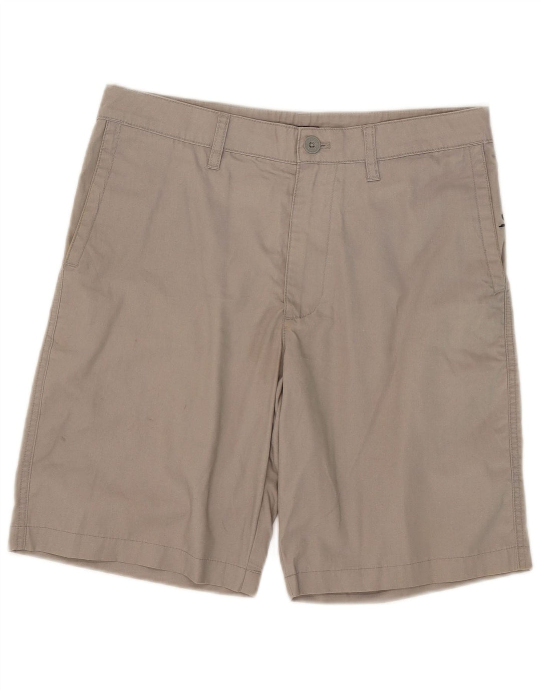 Quiksilver Mens Chino Shorts W31 Poliéster Cinza Médio