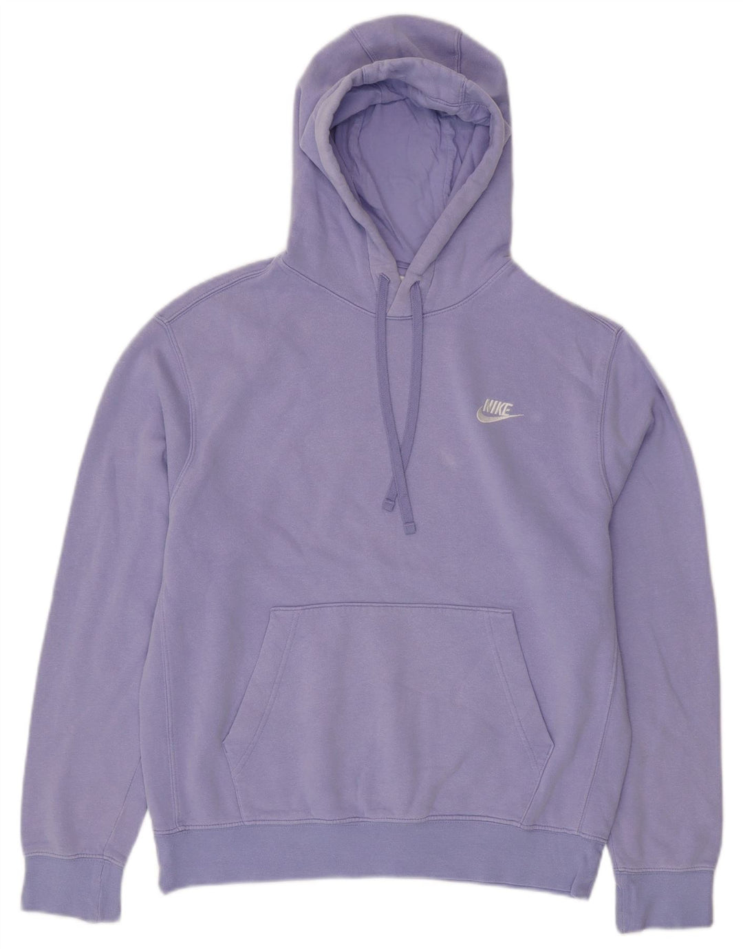 NIKE Mens Hoodie Jumper Médio Roxo Algodão