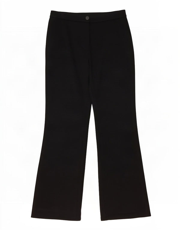 Calça casual feminina Max Mara Bootcut W30 L32 preta