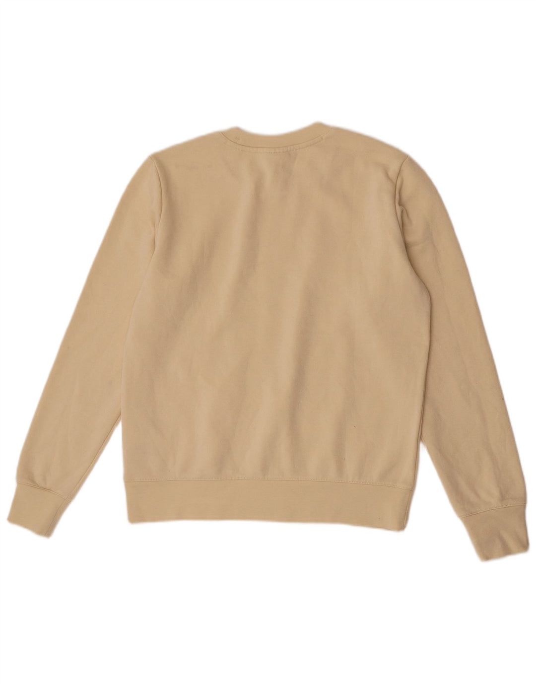 Champion moletom gráfico feminino jumper UK 12 algodão amarelo médio