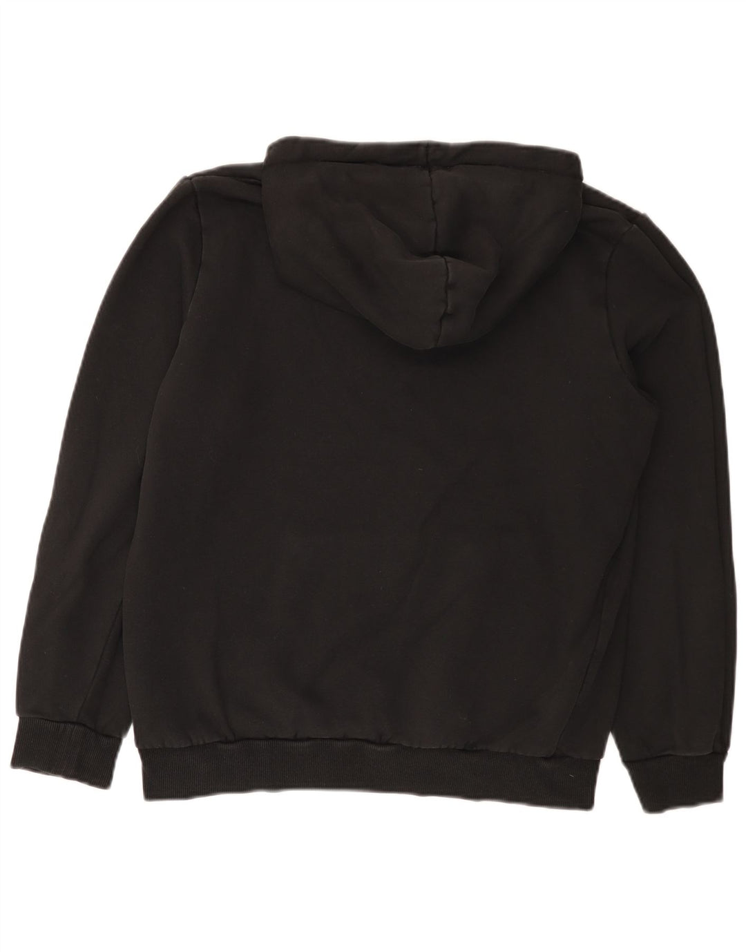 Puma masculino gráfico moletom com capuz médio algodão preto