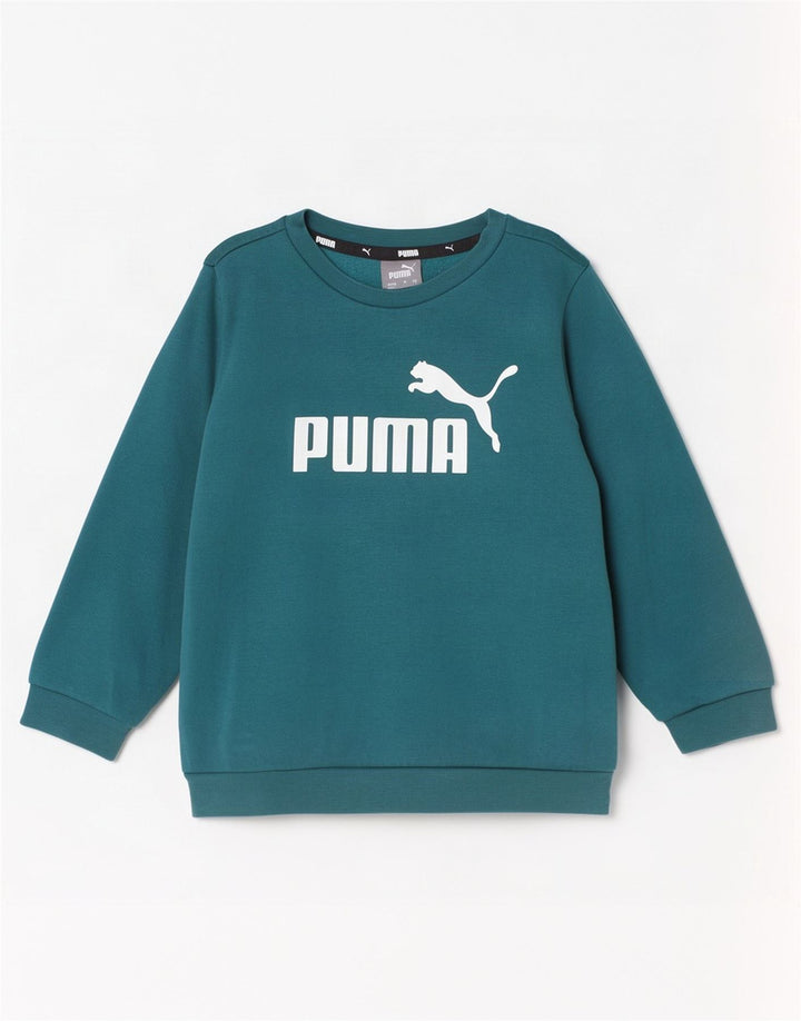 Suéter gráfico Puma Boys Graphic 2-3 anos algodão verde