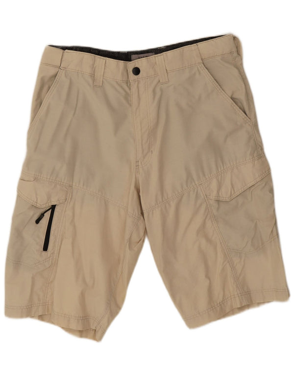 Shorts cargo masculino Marks & Spencer W32 algodão bege médio