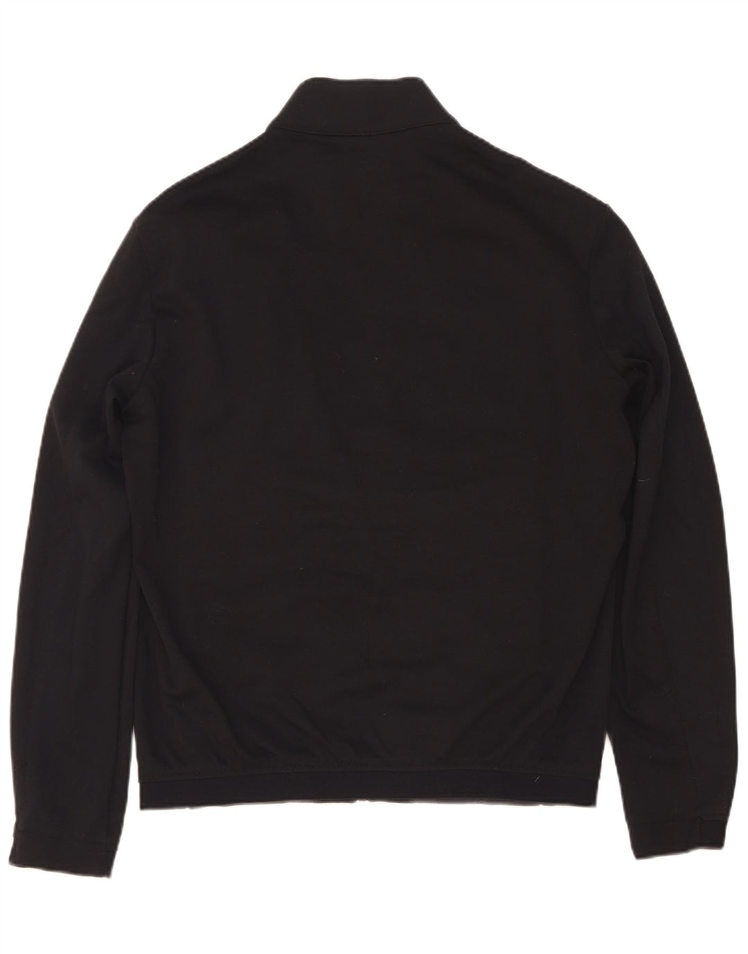 Zara Jaqueta masculina de agasalho médio preto nylon
