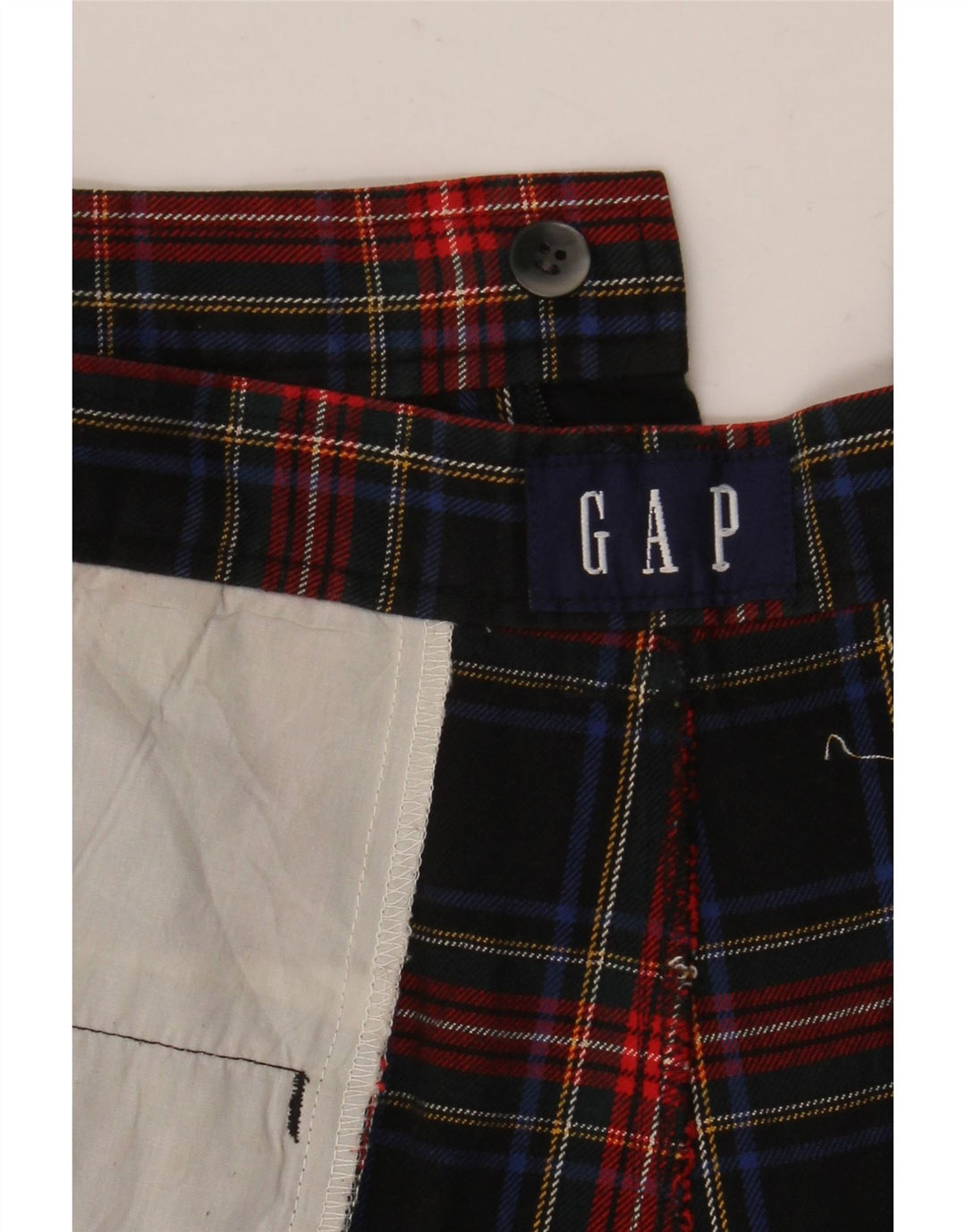 Shorts Chino Masculino Pegged da Gap W30 Médio Preto Xadrez