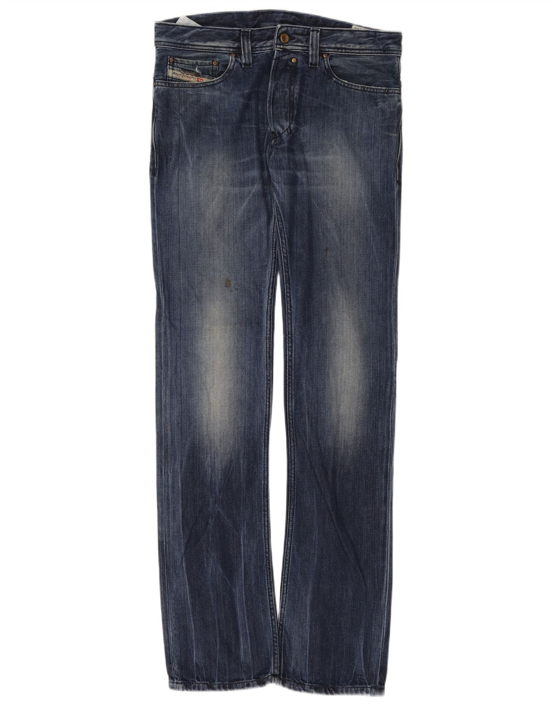 Diesel Masculino Safado Straight Jeans W30 L34 Azul Algodão