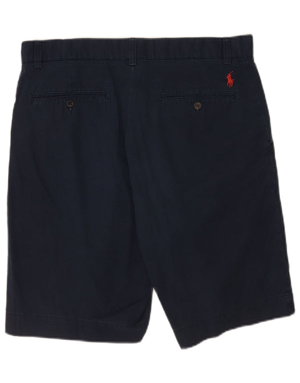 Polo Ralph Lauren Mens Chino Shorts W32 Médio Algodão Azul Marinho