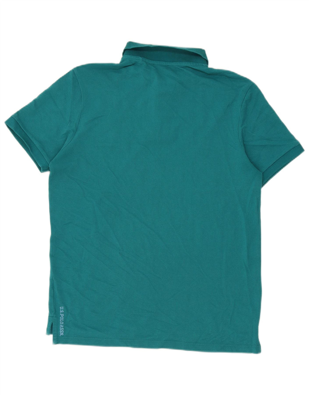 US Polo Assn. Camisa Masculina Verde Médio