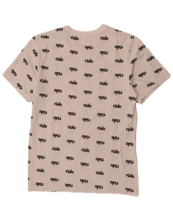 Camiseta Nike masculina gráfica top pequeno branco