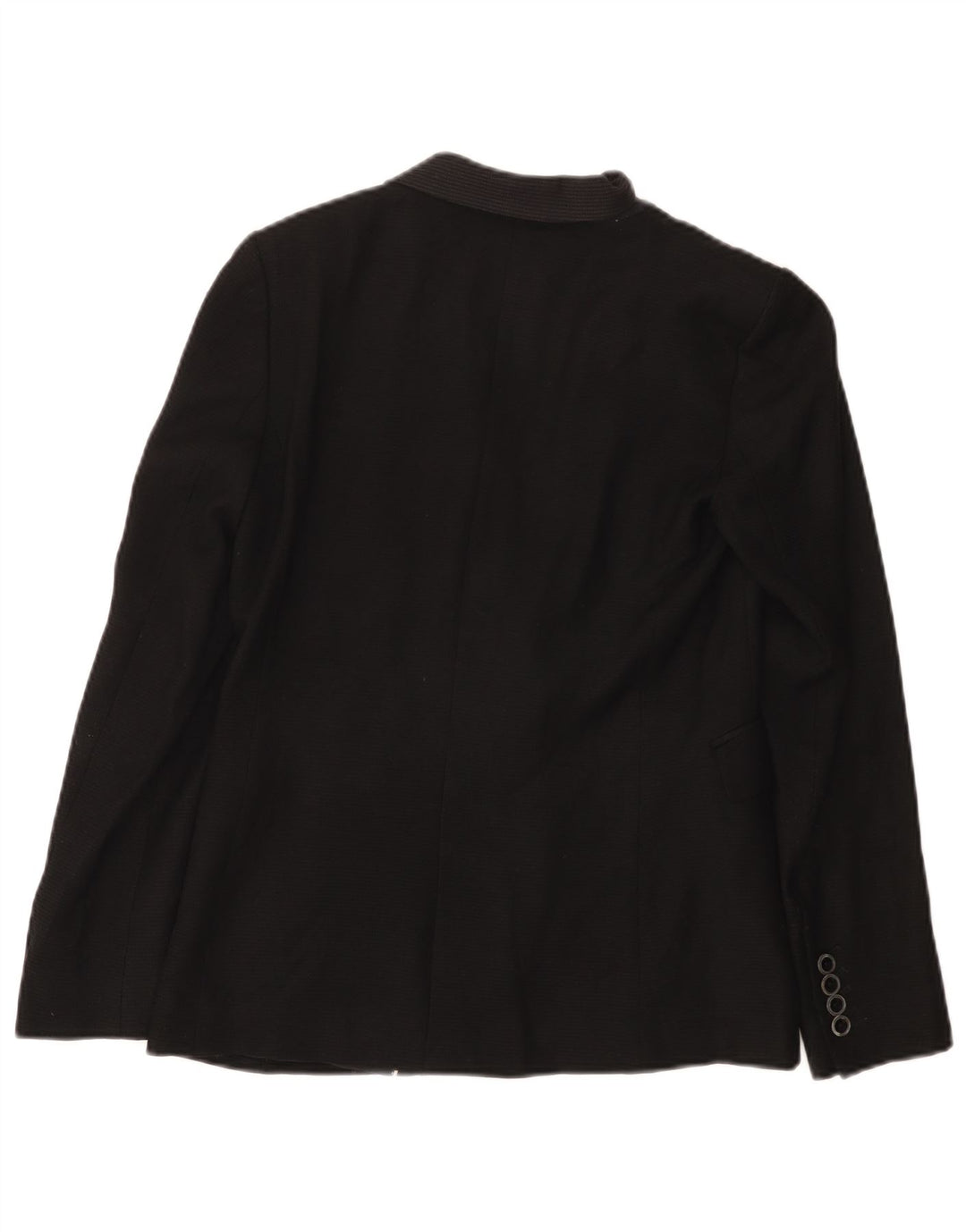 Jaqueta blazer feminina MASSIMO DUTTI com 1 botão EU 36 XS lã preta