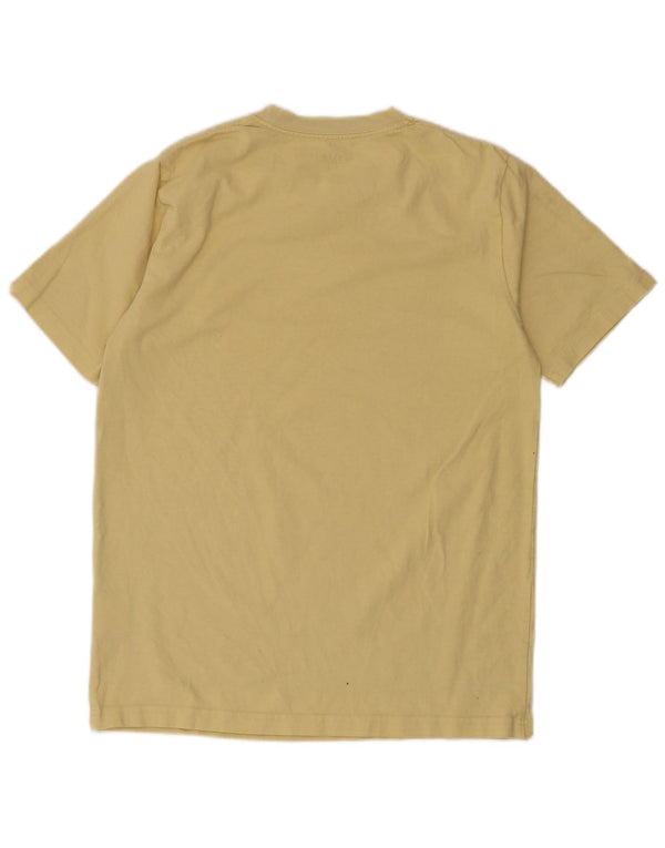 Carhartt Camiseta Masculina Top Pequeno Algodão Amarelo