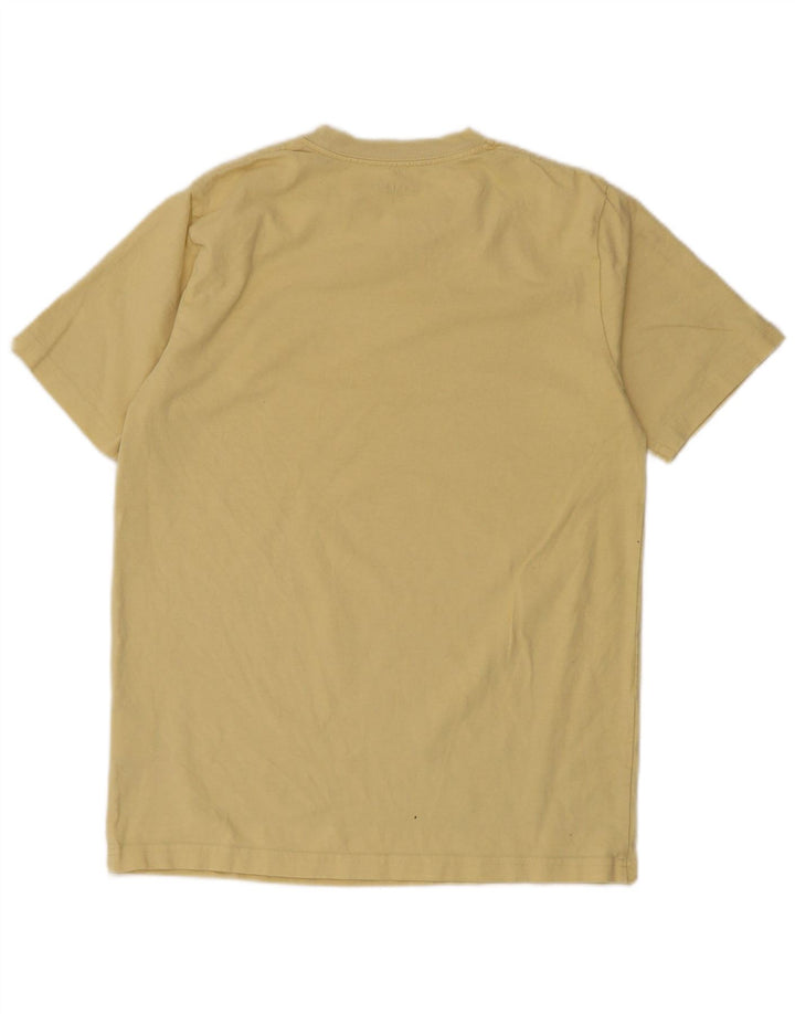 Carhartt Camiseta Masculina Top Pequeno Algodão Amarelo