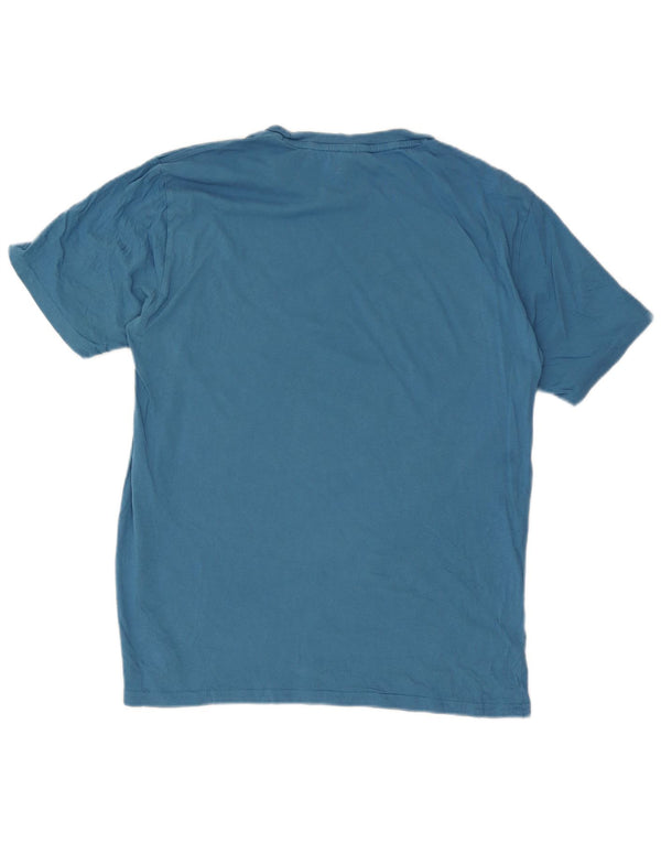Camiseta masculina Champion XL azul algodão