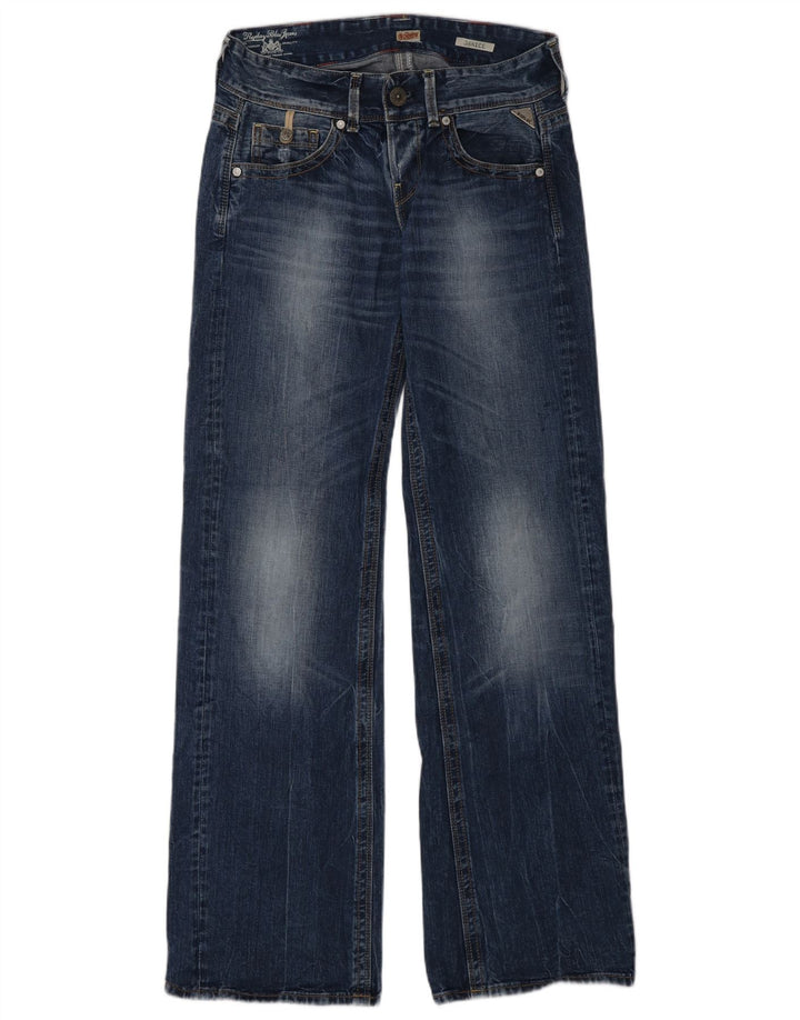 Replay Jeans feminino Janice Bootcut W27 L34 azul algodão