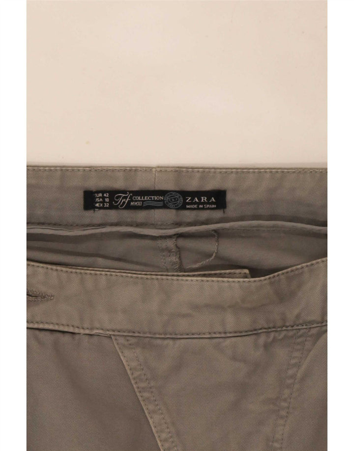 Zara Womens Trafaluc Pegged Mini Saia EU 42 Grande W32 Cinza