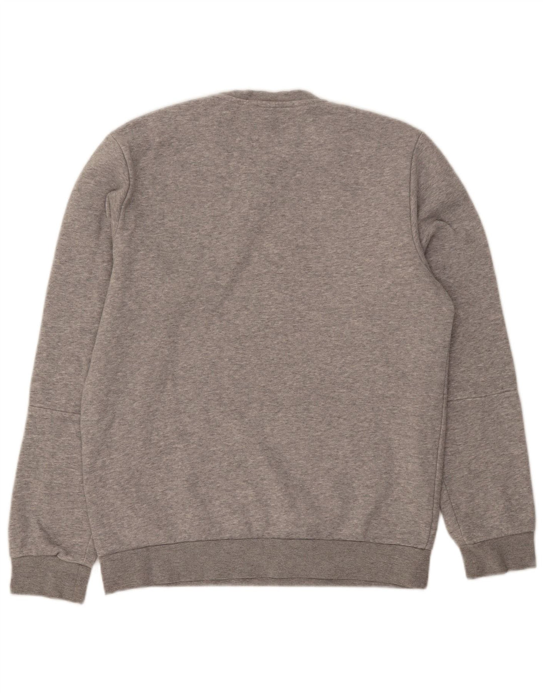 ADIDAS Mens Moletom Jumper Médio Algodão Cinza