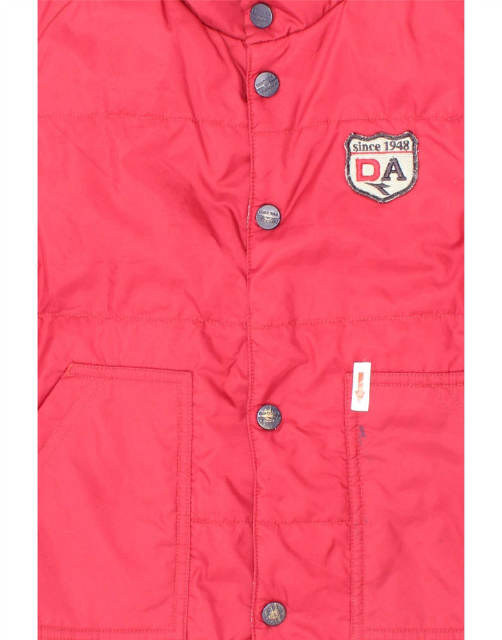 Colete acolchoado Diadora Boys 7-8 anos poliéster vermelho médio
