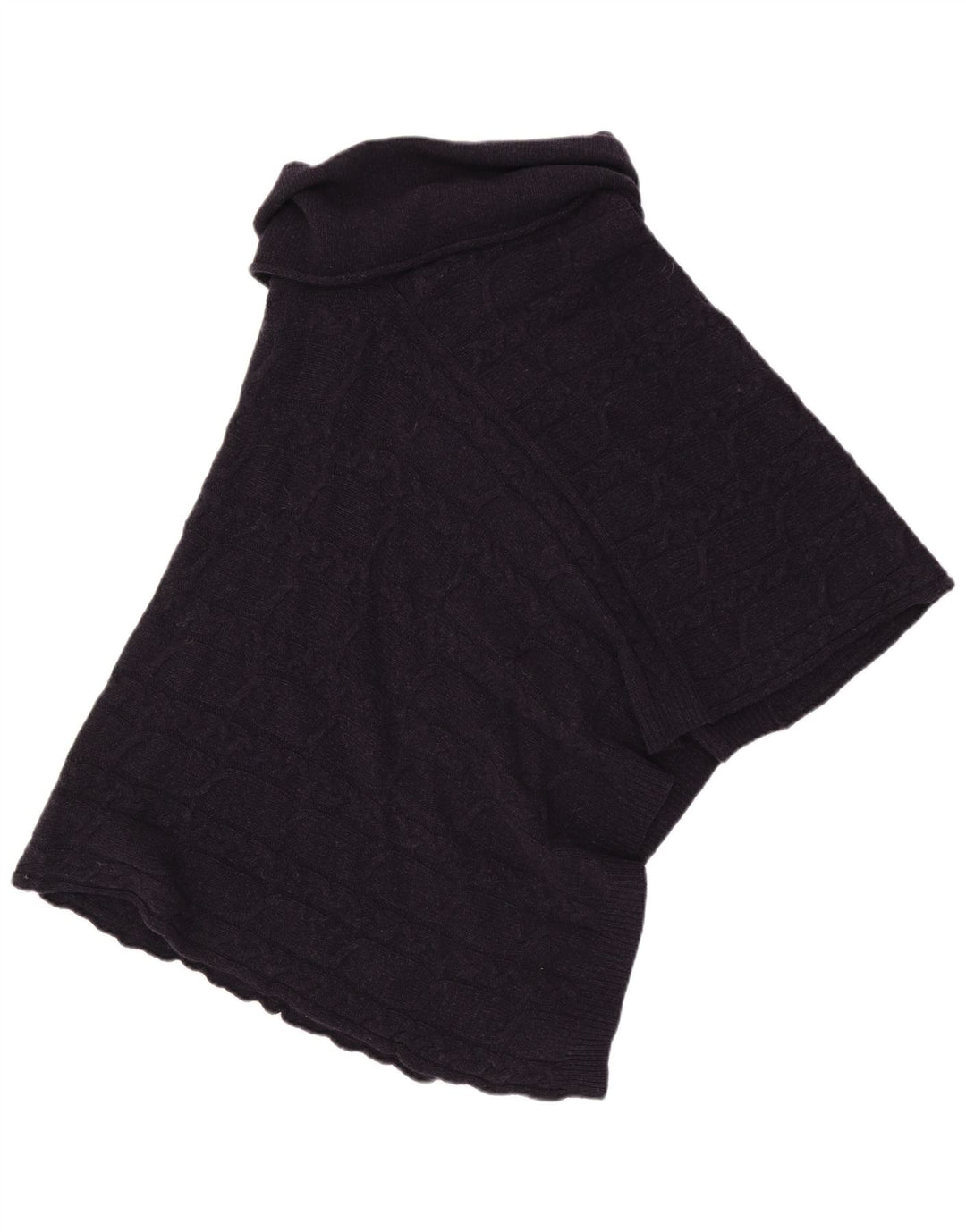 SEASALT Poncho feminino cropped tamanho único lã azul marinho