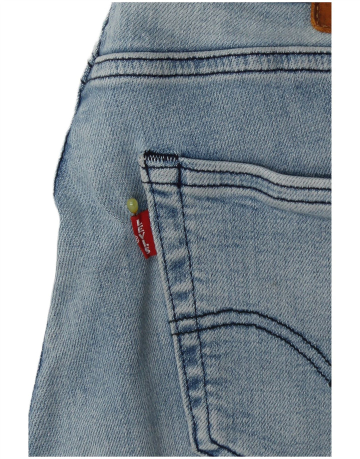 Calça jeans reta masculina Levi's W31 L30 azul algodão