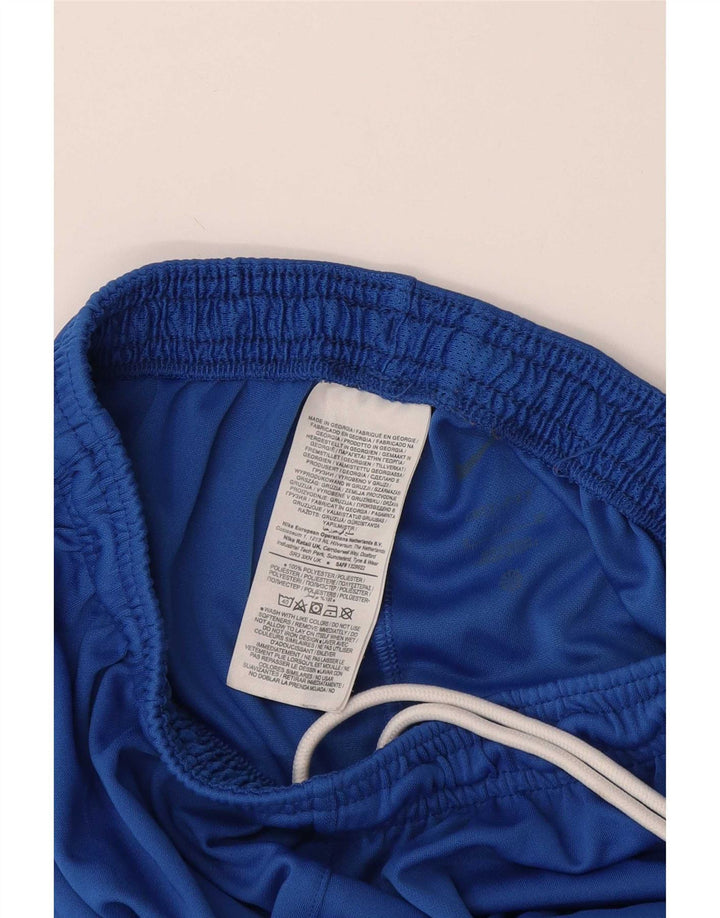 Shorts esportivos masculinos Nike pequeno azul poliéster
