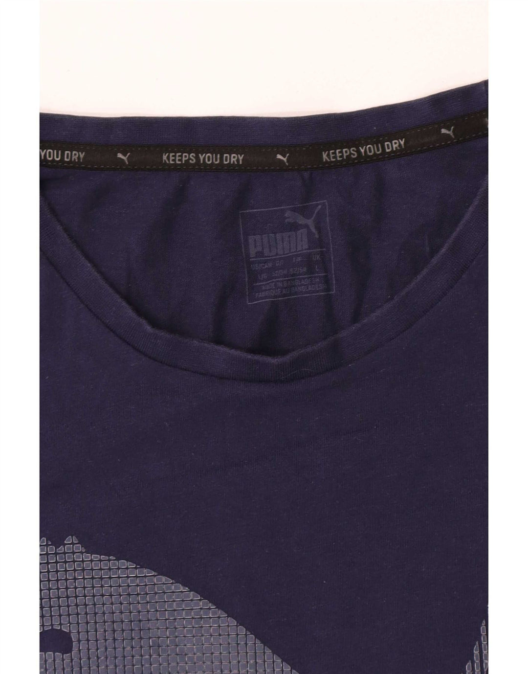 Puma Camiseta Masculina Graphic Top Grande Azul Marinho