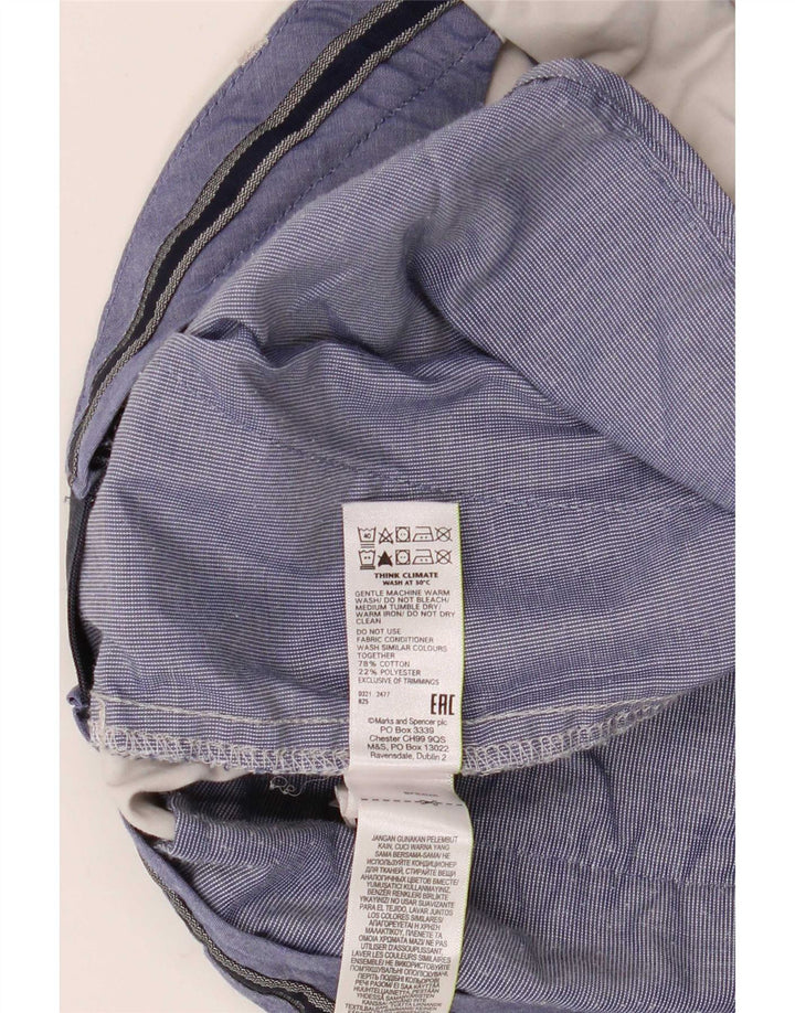 Shorts Chino masculino Marks & Spencer W36 grande algodão cinza