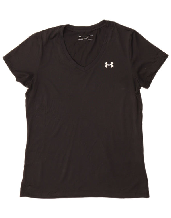 Camiseta feminina Under Armour Heat Gear Top UK 14 Médio Preto