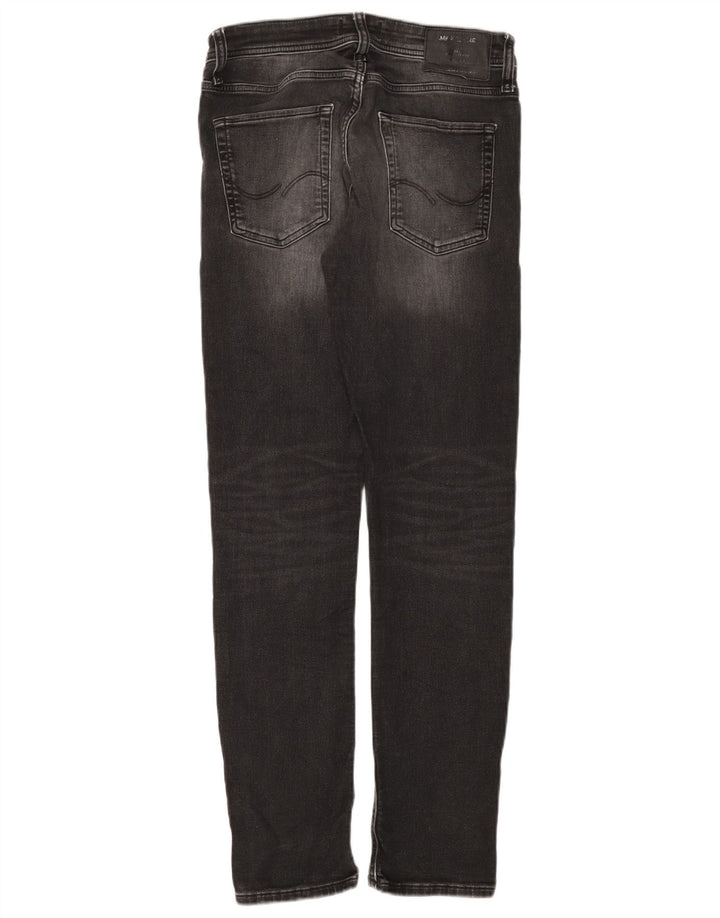 Jack & Jones Masculino GLENN Slim Jeans W29 L32 Algodão Cinza